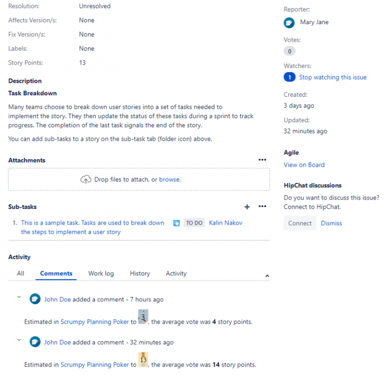 Confluence, Jira, Stride and Slack integrations Scrumpy Planning Poker